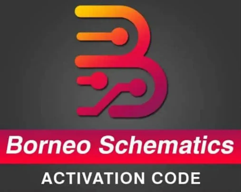 Borneo Schematics 2 Users (12 Months) Activation/Renew Code 